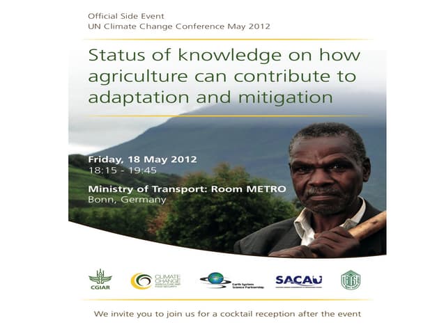 Presentations CCAFS Side Event during SBSTA 2012