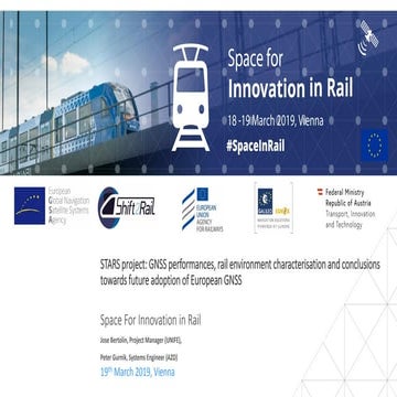 STARS Project – GNSS performances, rail environment characterisation and conc...