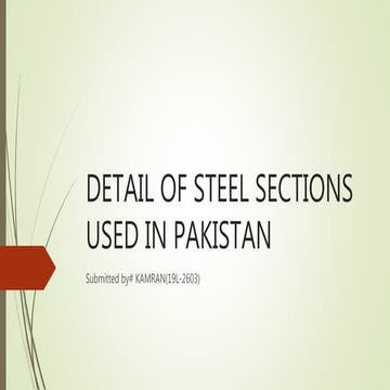 Presentation steel structure