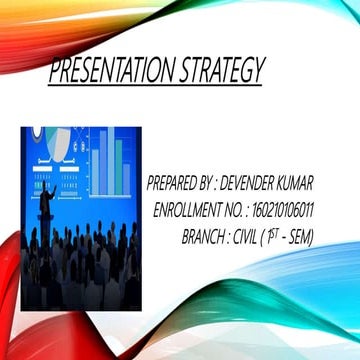 Presentation strategy