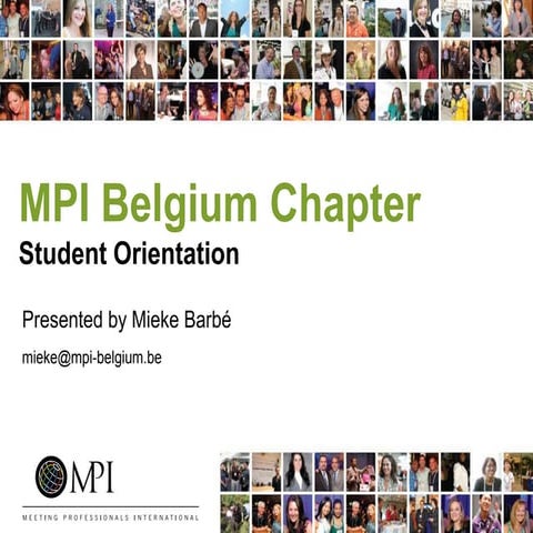 Presentation MPI Belgium Student Programme