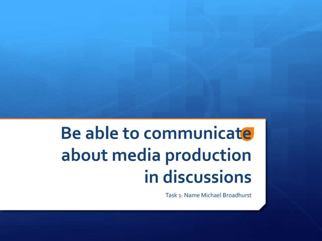 Presentation task1