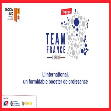 Présentation Team France Export régionale - 29/11/19