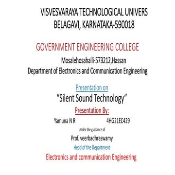 Presentation on silent sound technology ppt