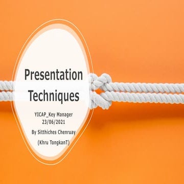 Presentation techniques.key manager.23.06.2021