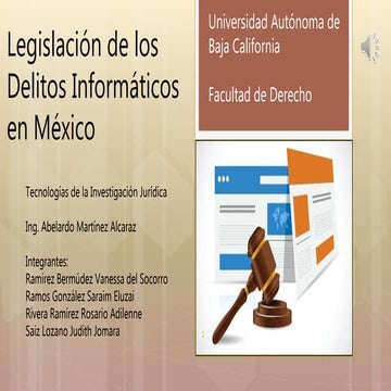Legislación informática en México | PPTX