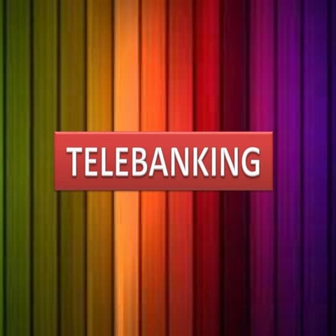Telebanking and EDI system