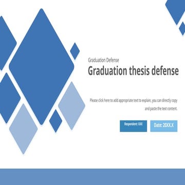 Comprehensive Graduation Thesis Defense Presentation Template with ...