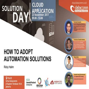 Solution day : Cloud Solutions for your Business Growth