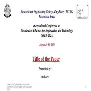 Presentation Template SSET-2024.ppthhhhhhh