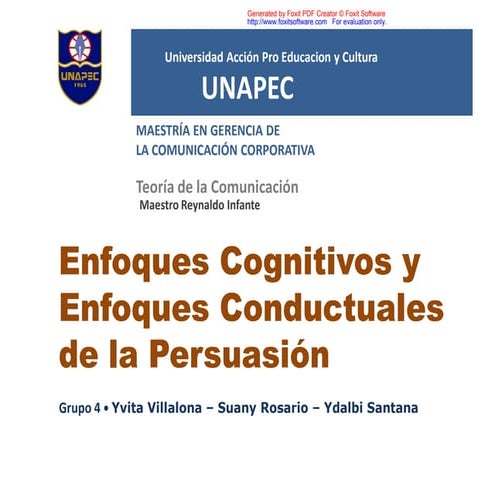 Presentation teoria de la comunicacion