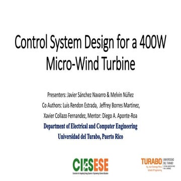 Micro wind Inverter system presentation . | PDF