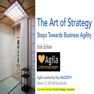 The Art of Strategy - Steps Towards Business Agility
