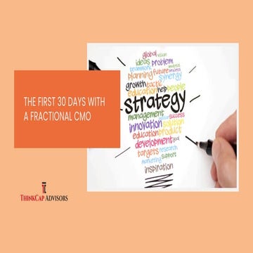 Presentation The First 30 Days with a Fractional CMO | PDF
