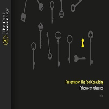 The Fool Consulting - Diagnostic & Stratégie de Marque