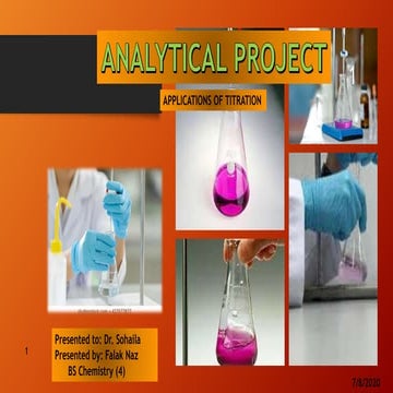 Presentation titration methods
