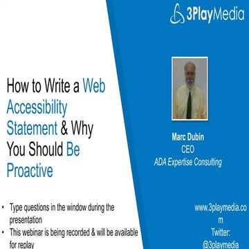 How to Write a Web Accessibility Statement & Why You Should Be Proactive