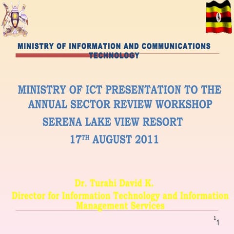 Ministry of ICT Presentation | PPT