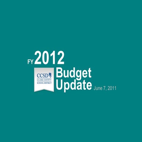 Presentation To Board-Budget Update Post-Legislature
