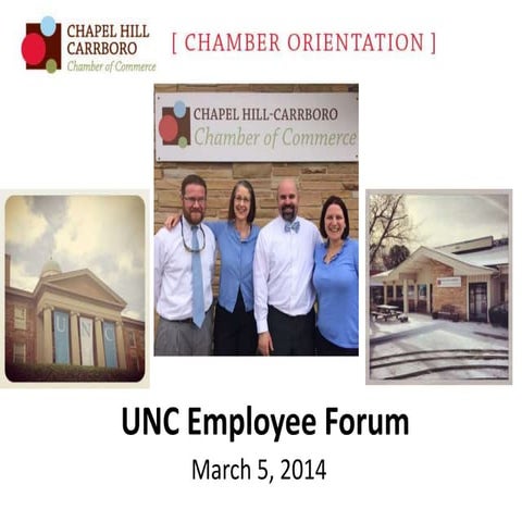Presentation to UNC Employee Forum