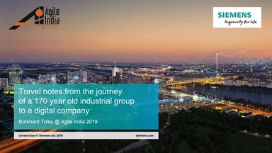 Travel notes from the journey of a 170 year-old industrial company to a digit...