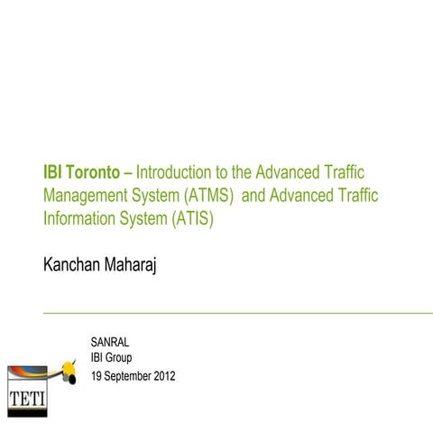 ATMS ATIS Presentation to IBI Nightengale Cape Town - 19 September 2012 ...