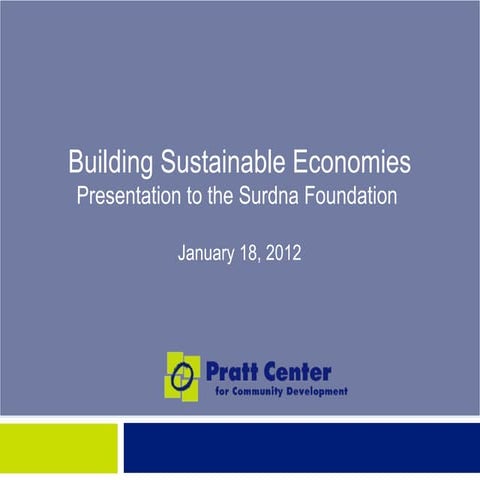 Presentation to surdna   01.18.12