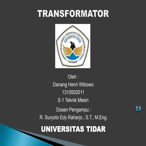 Presentation transformator