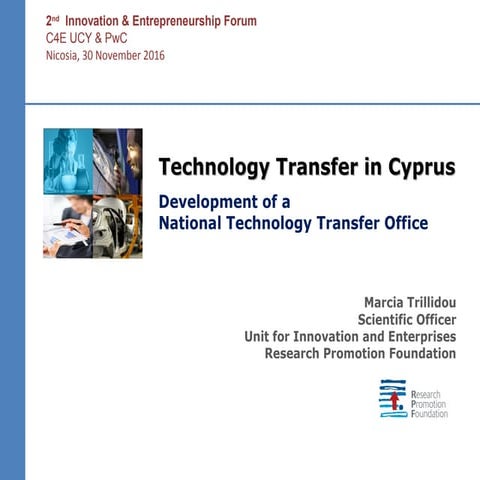 Technology Transfer in Cyprus by Marcia Trillidou