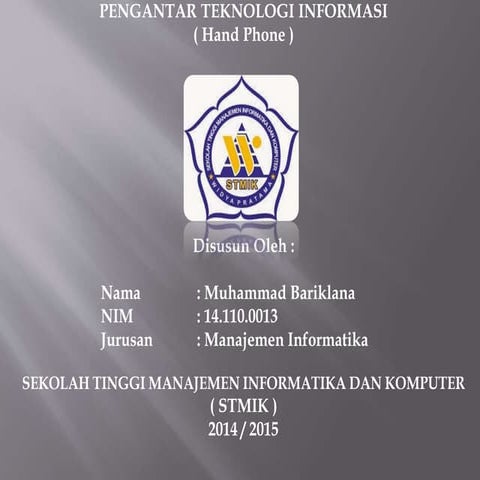 Presentation uas 1 | PPTX