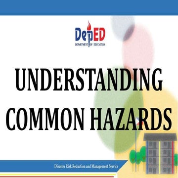 Presentation Understanding Common Hazards 1 Pptx