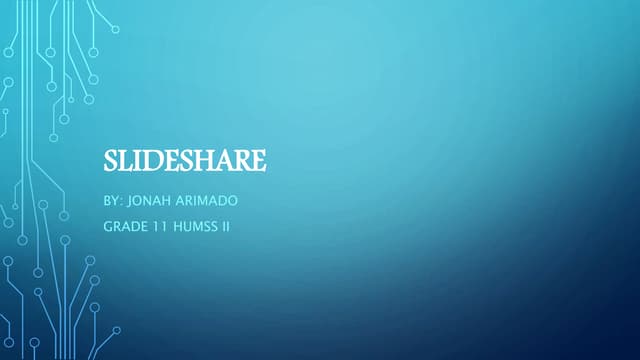 Presentation using slideshare(jonah)