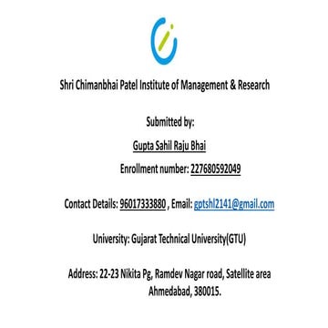 Presentation topic of the SeZ Area 8n Gujarat  .pdf