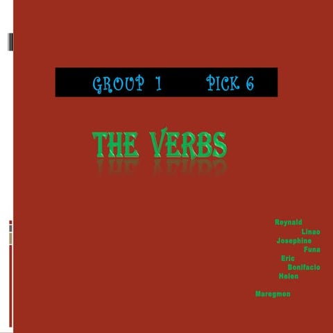 Presentation verb for sir will group 1