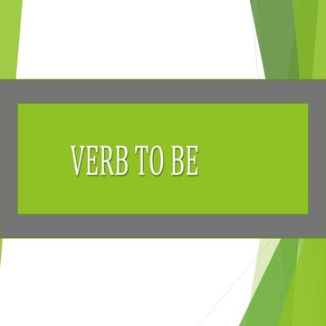 Presentation Verb To Be.pptx