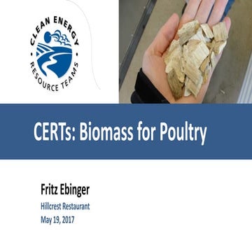 Biomass for Poultry: A Minnesota Case Study