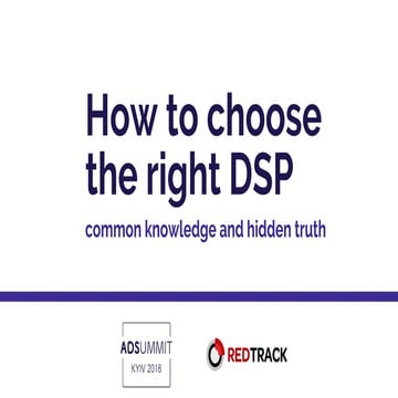 RedTrack.io: Choosing the DSP