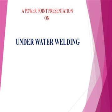 underwater weldingPresentation water.pptx