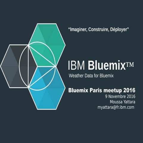 IBM Bluemix Paris meetup - The Weather Data - Epitech - 20161109