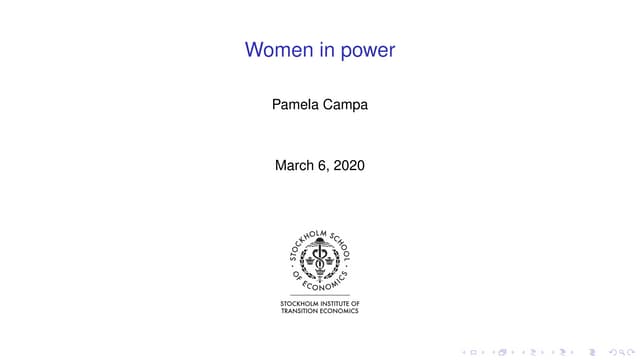 Women in Power