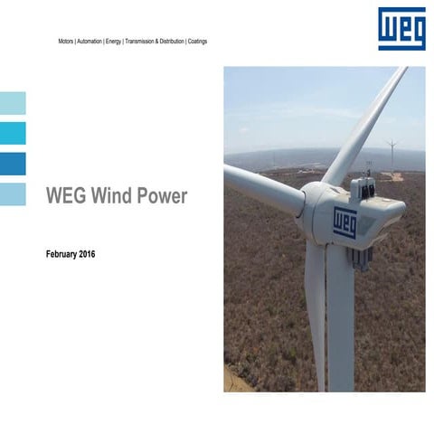 Presentation WEG wind turbines 
