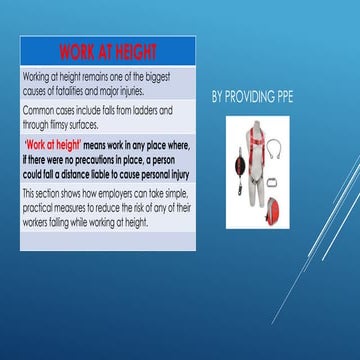 Presentation working at height