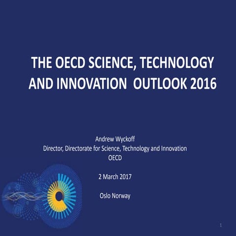 Conference on the knowledge base for research and innovation policy by Andrew...