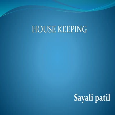 housekeeping