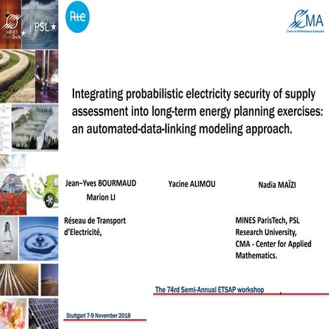 Integrating probabilistic assessment of security of electricity supply into l...