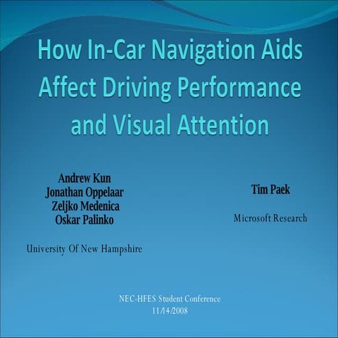 Learn the Secret to Driving Performance | PDF