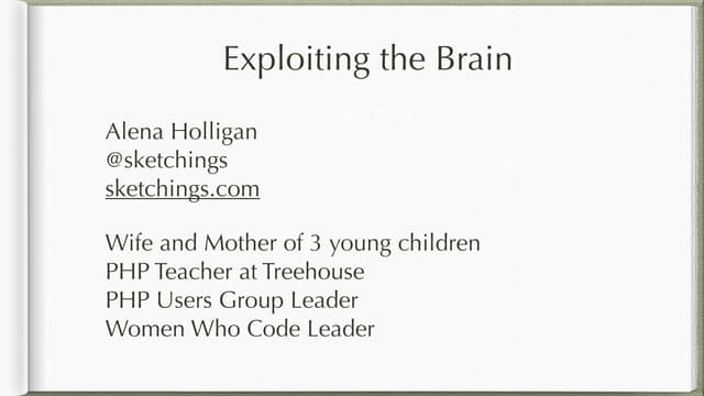 Exploiting the Brain for Fun & Profit #zendcon2016
