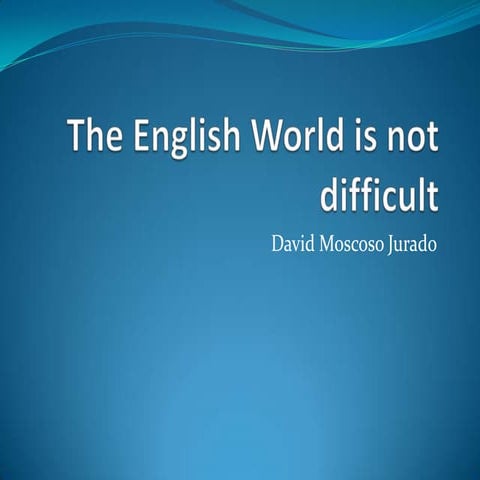 Present aula english.