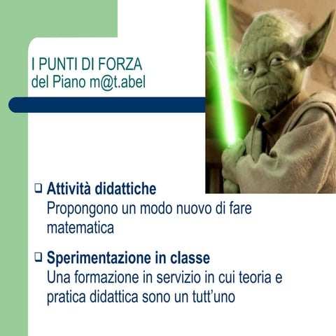 Presentazione PON-M@t.abel