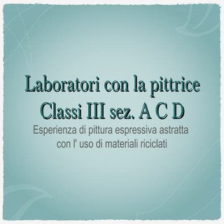 Incontri con la pittrice